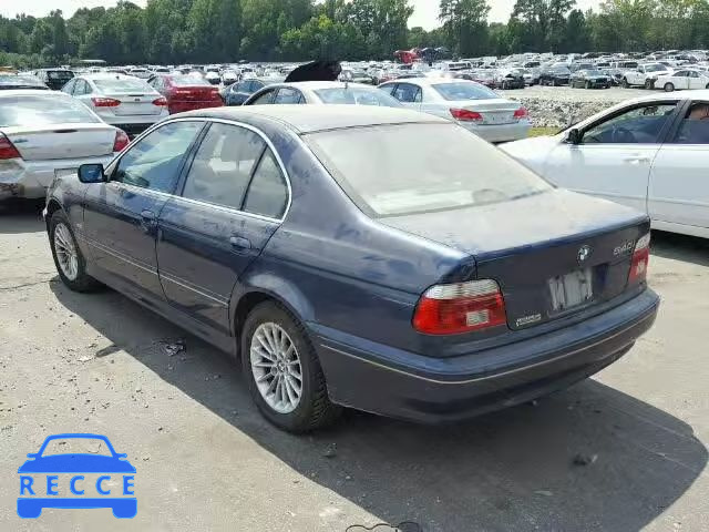 2003 BMW 540I AUTOMATIC WBADN63463GN89701 зображення 2