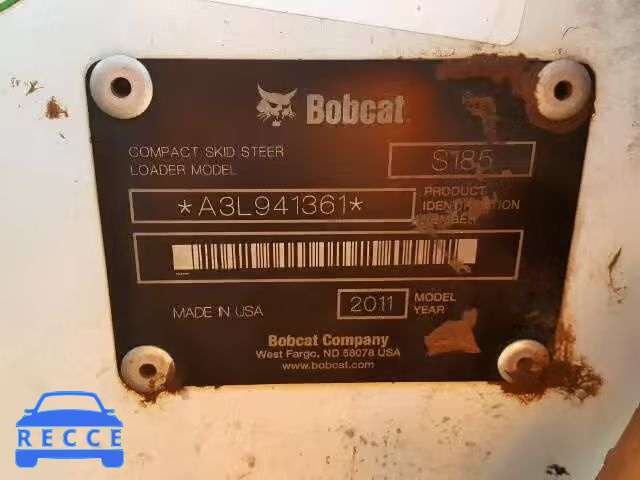 2011 BOBCAT S185 A3L941361 зображення 9