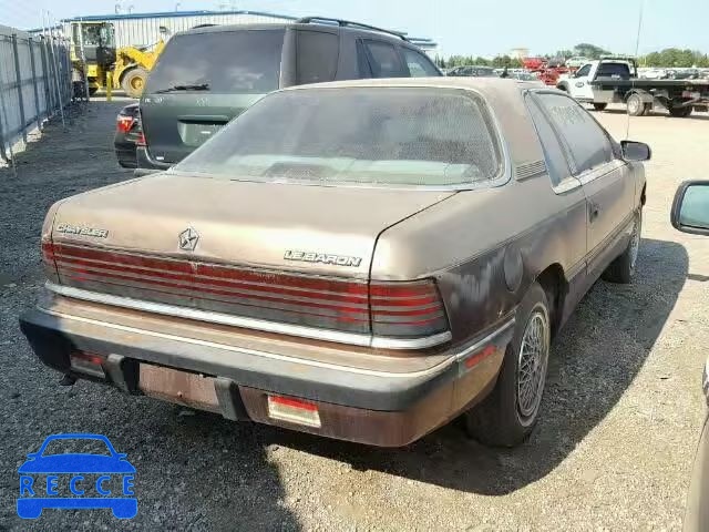 1987 CHRYSLER LEBARON 3C3CJ41K7HT732775 зображення 3