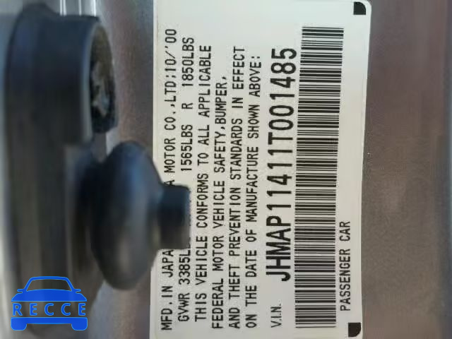 2001 HONDA S2000 JHMAP11411T001485 image 9