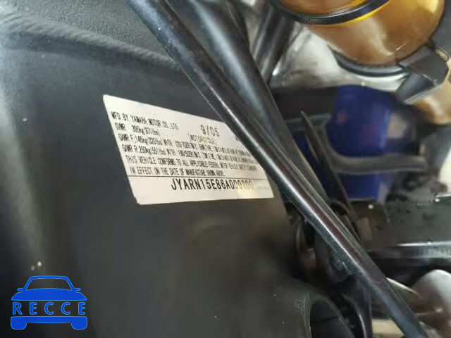 2006 YAMAHA YZFR1 JYARN15E86A000300 image 9