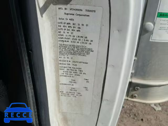 2007 GMC C7500 C7C0 1GDJ7C1387F901064 image 9