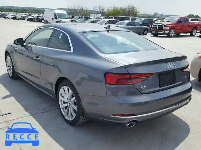 2018 AUDI A5 PREMIUM WAUNNAF56JA004353 image 2