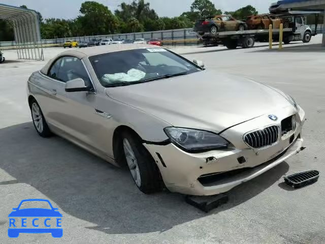 2012 BMW 640I WBALW7C51CDX58113 image 0