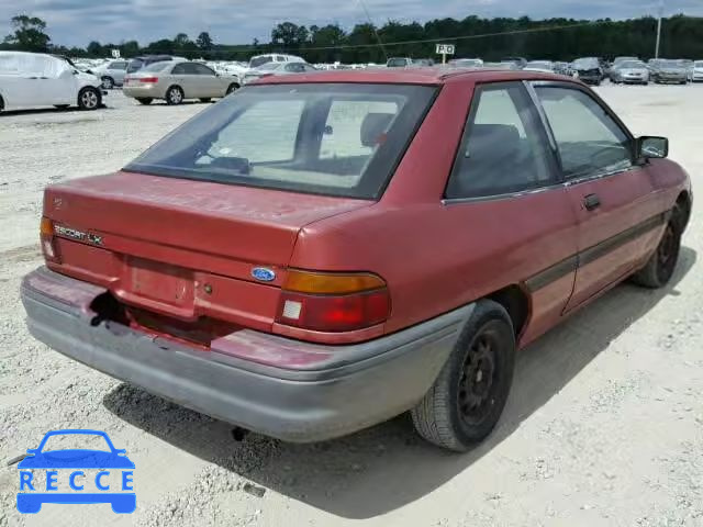 1991 FORD ESCORT LX 3FAPP11J4MR178724 image 3