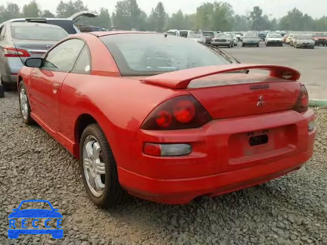 2001 MITSUBISHI ECLIPSE 4A3AC54H41E111323 image 2