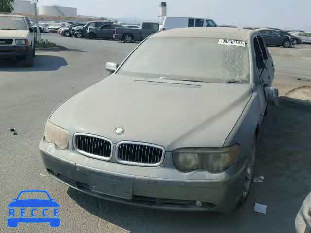 2003 BMW 745 WBAGN63463DR15544 зображення 1