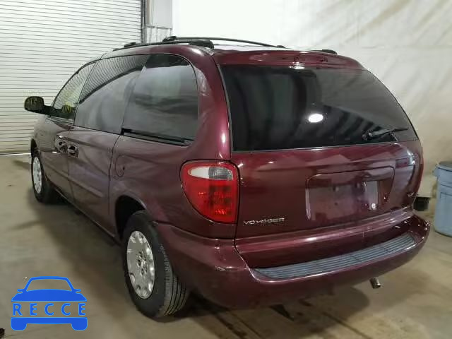 2001 CHRYSLER VOYAGER LX 1C4GJ45361B245946 image 2