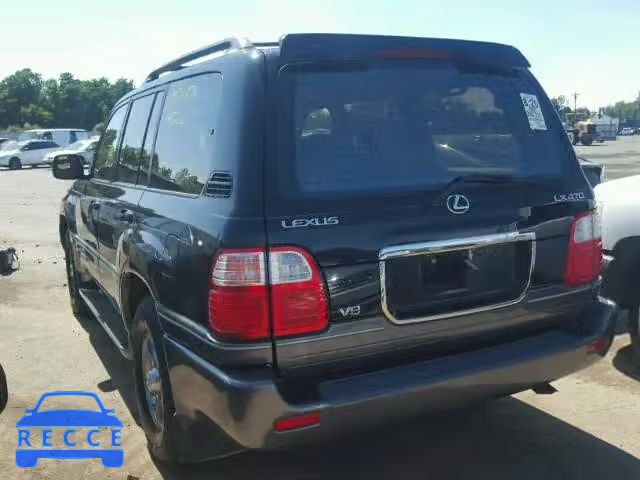 2001 LEXUS LX 470 JTJHT00W913507619 image 2