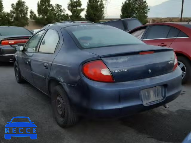 2000 DODGE NEON/ES 1B3ES46C2YD755407 image 2