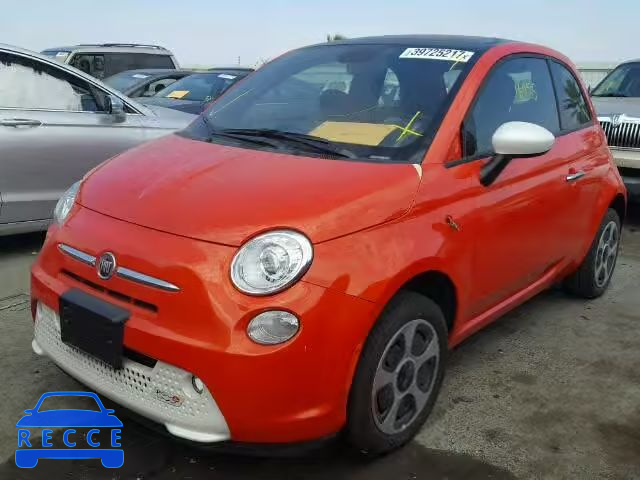 2015 FIAT 500 ELECTR 3C3CFFGE6FT581648 зображення 1