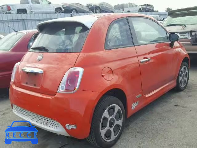 2015 FIAT 500 ELECTR 3C3CFFGE6FT581648 зображення 3