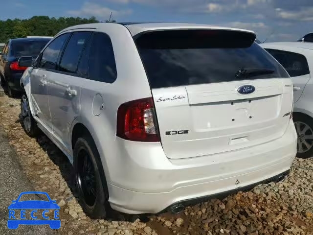 2013 FORD EDGE SPORT 2FMDK3AK3DBB81527 зображення 2