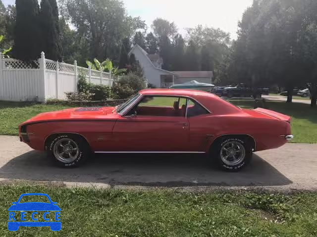 1969 CHEVROLET CAMARO 124379N576967 image 1