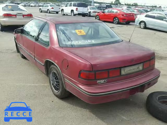 1992 CHEVROLET LUMINA 2G1WL14T3N9238491 image 2