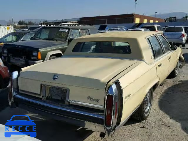 1986 CADILLAC FLEETWOOD 1G6DW69Y0G9740166 зображення 3