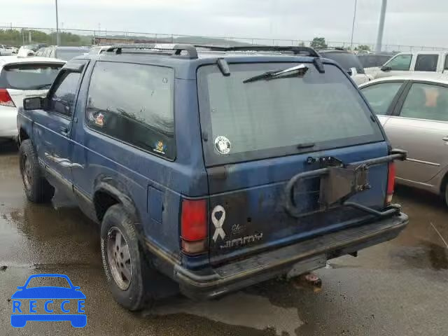 1993 GMC JIMMY S15 1GKCT18W8P0512249 зображення 2