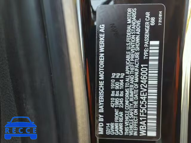 2014 BMW 228I WBA1F5C54EV246001 image 9