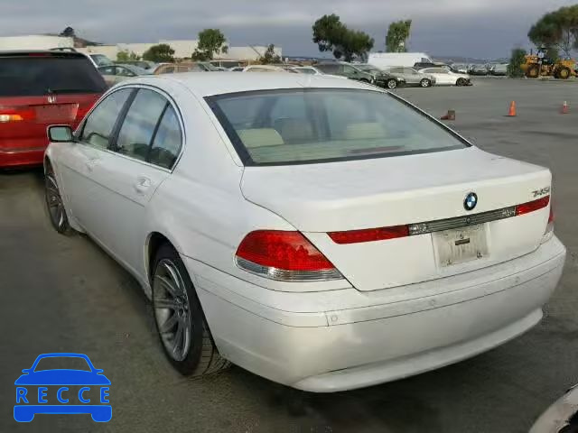 2002 BMW 745 WBAGL63482DP60578 image 2