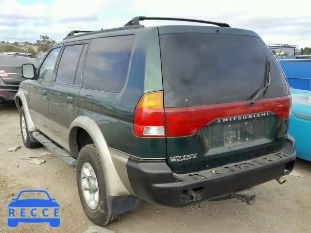 1999 MITSUBISHI MONTERO JA4LS31H0XP002338 image 2