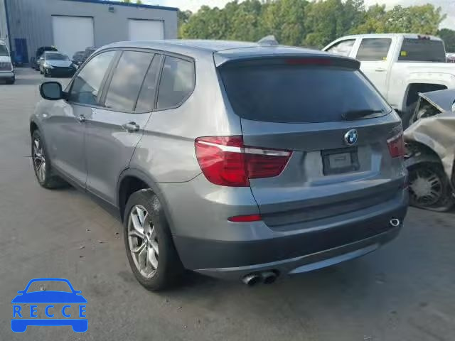 2011 BMW X3 5UXWX7C59BL734500 image 2