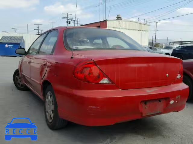 2002 KIA SPECTRA KNAFB121125186649 image 2