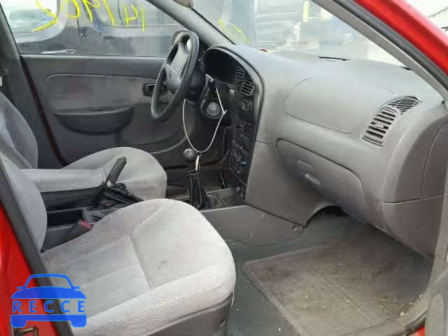 2002 KIA SPECTRA KNAFB121125186649 image 4