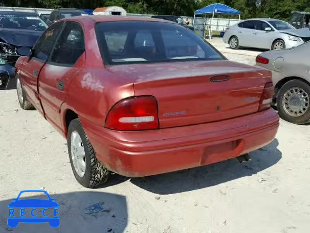 1997 DODGE NEON 1B3ES47Y6VD170514 image 2
