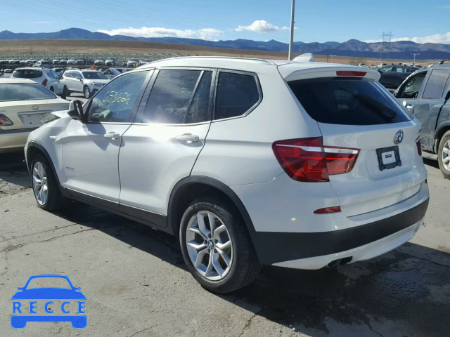 2012 BMW X3 XDRIVE3 5UXWX7C57CL735940 зображення 2