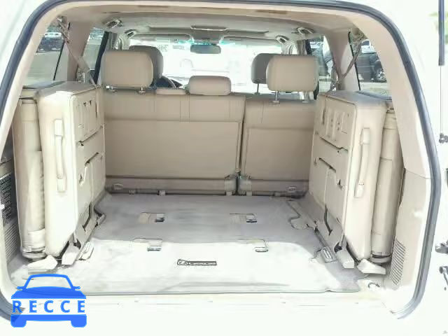 2004 LEXUS LX 470 JTJHT00W843548246 зображення 8