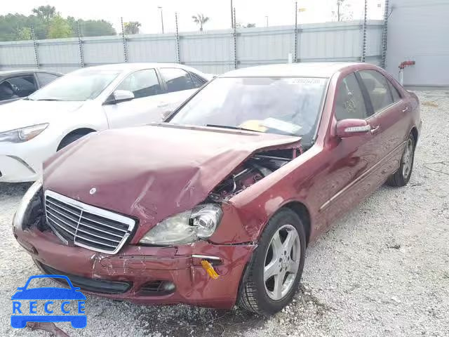 2005 MERCEDES-BENZ S 430 WDBNG70J35A443312 image 2