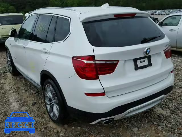 2016 BMW X3 5UXWY3C50G0N88213 image 2
