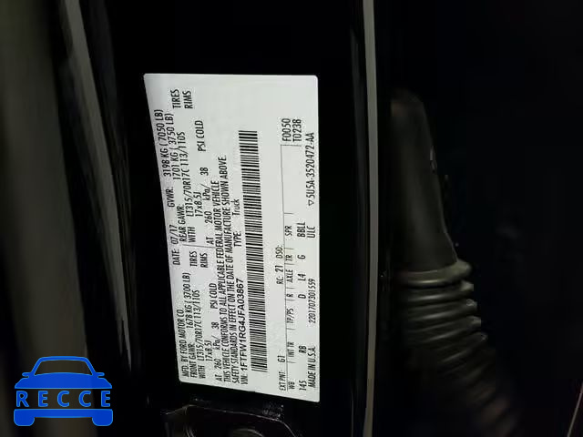 2018 FORD F150 RAPTO 1FTFW1RG4JFA03867 image 9