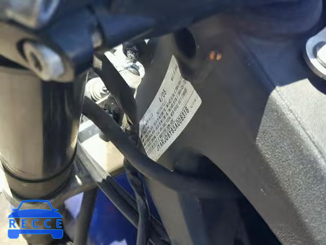 2005 YAMAHA YZFR6 L JYARJ06Y65A006318 image 9
