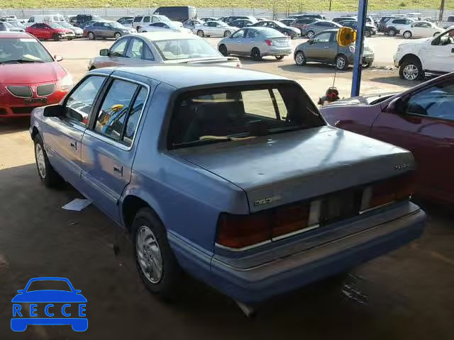 1992 DODGE SPIRIT 1B3XA46K2NF188537 image 2