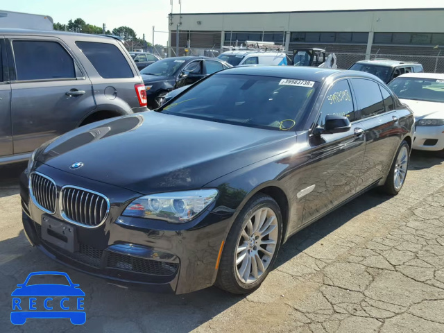 2013 BMW 740 LXI WBAYF4C51DDE23877 зображення 1