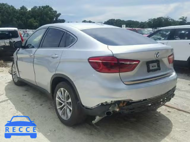 2017 BMW X6 SDRIVE3 5UXKU0C30H0G68185 image 2