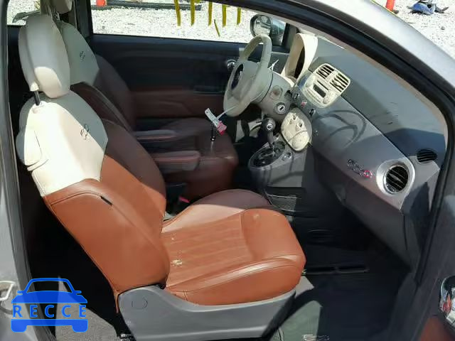 2015 FIAT 500 LOUNGE 3C3CFFER9FT657384 зображення 4