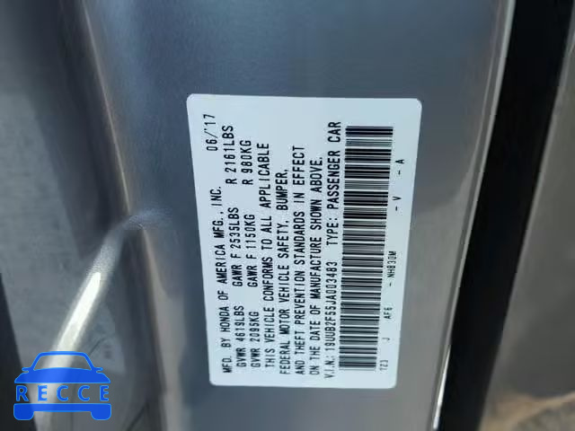 2018 ACURA TLX TECH 19UUB2F55JA003483 image 9