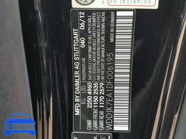2013 MERCEDES-BENZ SL 63 AMG WDDJK7EA1DF006195 image 9
