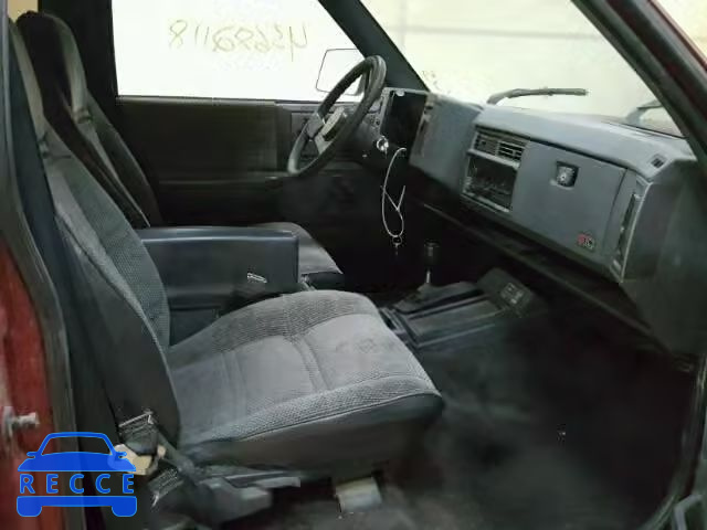 1991 CHEVROLET BLAZER S10 1GNDT13Z6M2189957 image 4