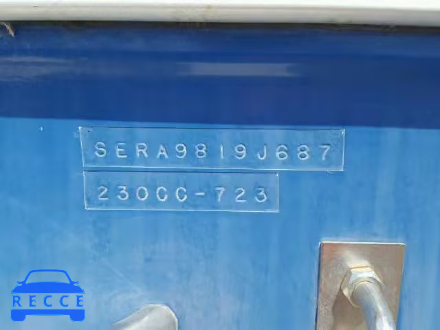 1987 SEAR BOAT SERA9819J687 Bild 9