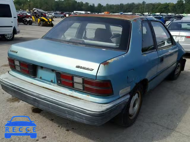 1993 DODGE SHADOW 1B3XP24D5PN595901 image 3