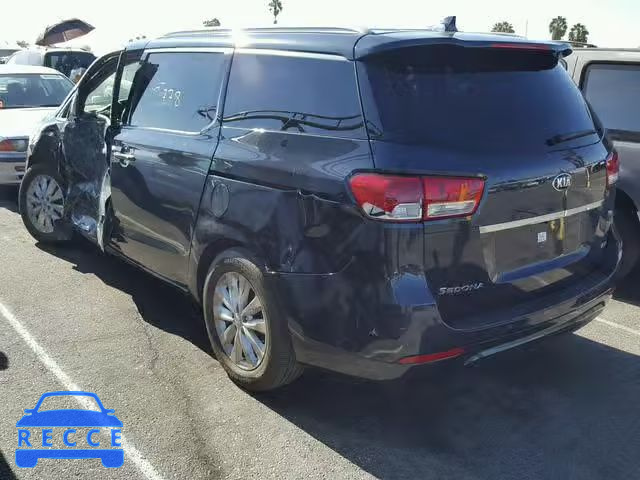 2017 KIA SEDONA EX KNDMC5C14H6253485 image 2