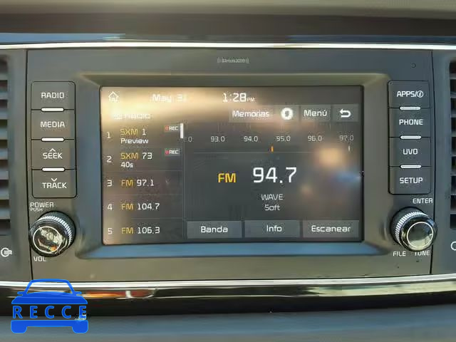 2017 KIA SEDONA EX KNDMC5C14H6253485 image 8