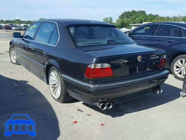 1998 BMW 750 IL WBAGK2320WDH68757 image 2