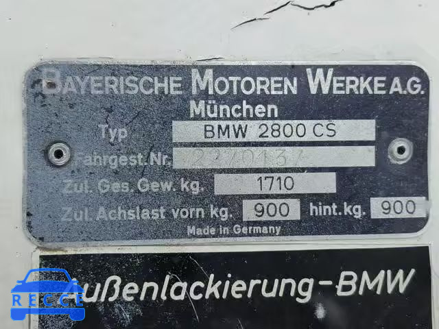 1970 BMW 2800CS 2270137 Bild 9