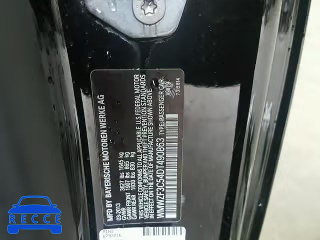 2013 MINI COOPER CLU WMWZF3C54DT490863 image 9
