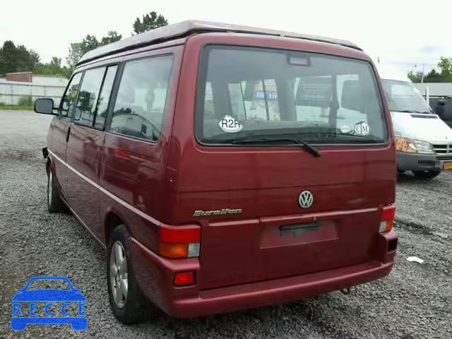 2003 VOLKSWAGEN EUROVAN MV WV2NB47083H016712 image 2