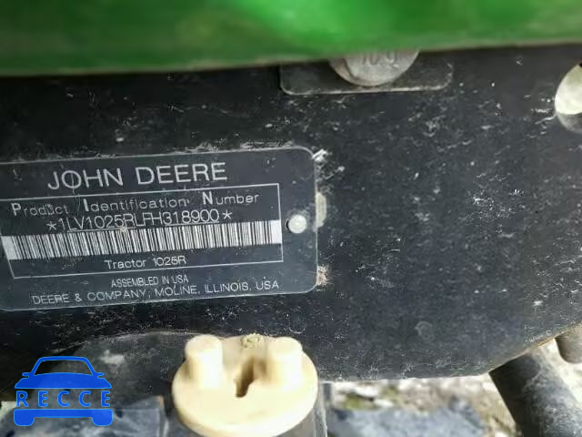 2015 JOHN DEERE TRACTOR 1LV1025RLFH318900 зображення 9